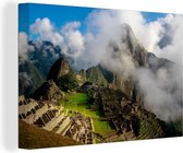 Toile Peinture Berg - Machu Picchu - Pérou - 120x80 cm - Décoration murale
