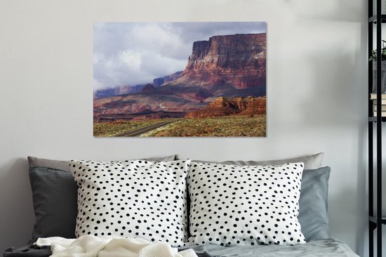 Tableau sur Toile Paysage Désertique Amérique - 90x60 cm - Décoration murale