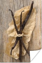 Un bouquet de vanille sur papier Poster 60x90 cm - Tirage photo sur Poster (décoration murale salon / chambre)