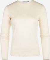 Steppin' Out Herfst/Winter 2021 T-shirt Talia T-shirt Vrouwen - Regular Fit - Katoen - Beige (XL)