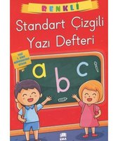 Renkli Standart Kare Çizgili Yazı Defteri