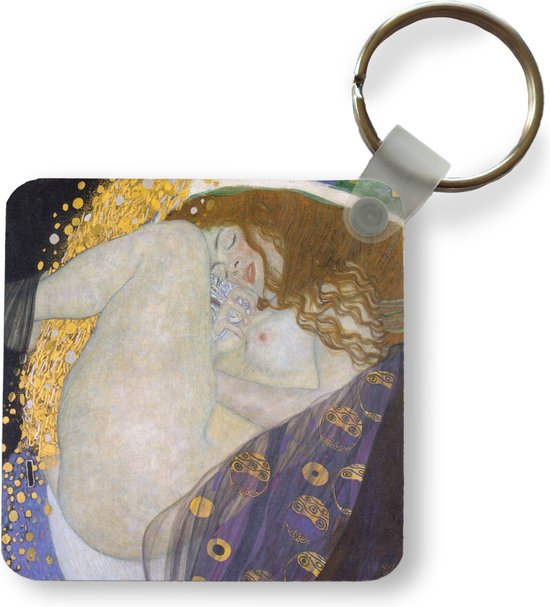 Porte clé femme Klimt le baiser