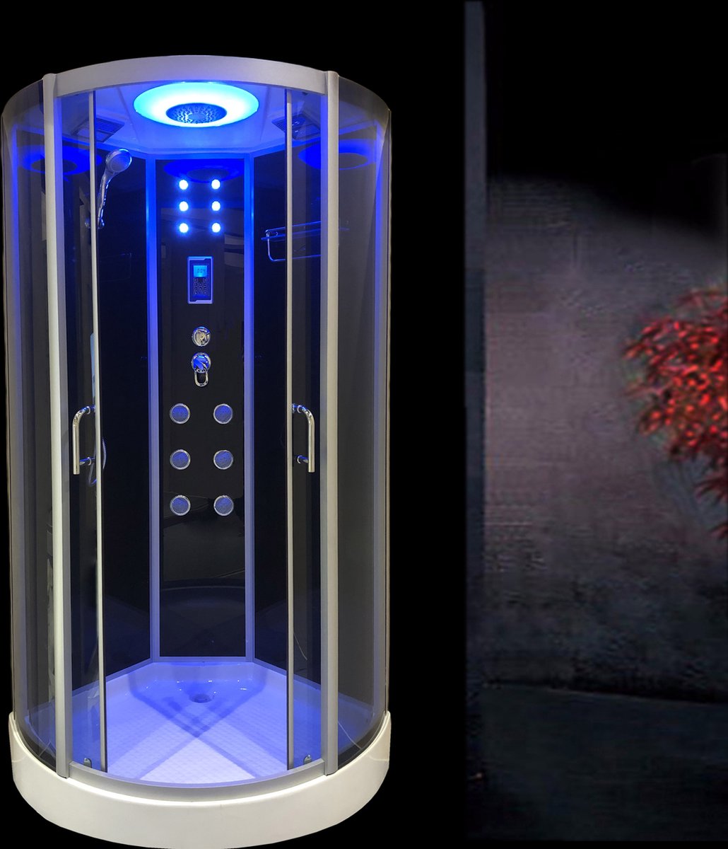 Excellent Wellness Douchecabine Stoomcabine Type LR1014A 100x220cm Mengkraan,...