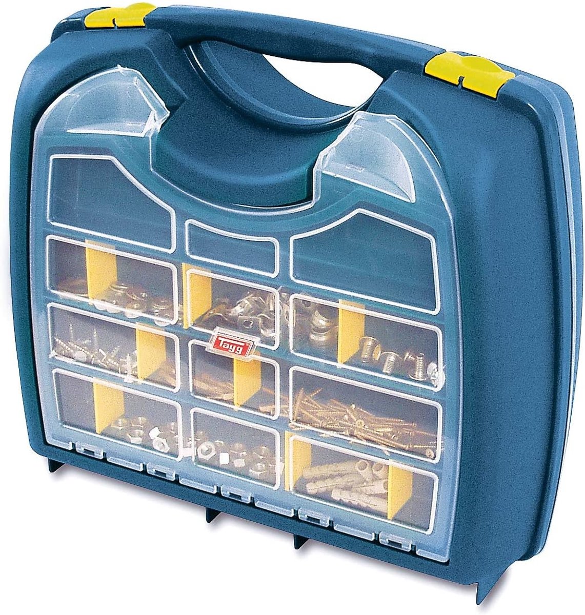 TAYG Gereedschapskoffer 401 x 352 x 156 mm - Met 20 uitneembare verdeelvakken
