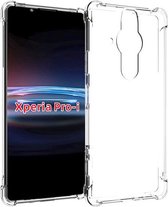 Sony Xperia Pro-I Hoesje - MobyDefend Transparante Shockproof TPU Gelcase - Verstevigde Hoeken - Volledig Doorzichtig - GSM Hoesje - Telefoonhoesje Geschikt Voor: Sony Xperia Pro-I