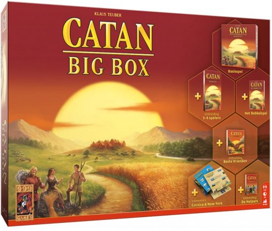 Thumbnail van een extra afbeelding van het spel ApolloX bordspel Catan: Big Box