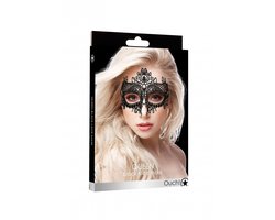 Queen Black Lace Mask - Black
