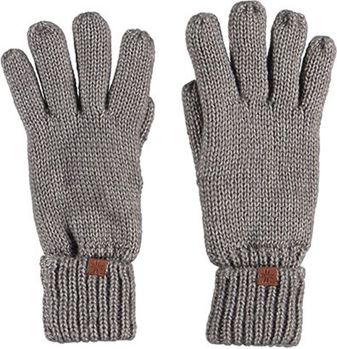 Meisjes Handschoen Effen Grijs