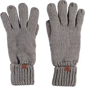 Sarlini | Meisjes Gebreide handschoenen | Metallic Look Grijs