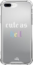 xoxo Wildhearts case voor iPhone 7/8 Plus - Cute As Hell - xoxo Wildhearts Mirror Cases