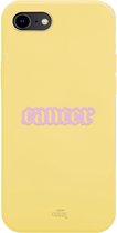 xoxo Wildhearts case voor iPhone 7/8 SE - Cancer (Kreeft) Yellow - iPhone Zodiac Case