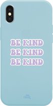 iPhone X/XS - Be Kind Blue - iPhone Short Quotes Case