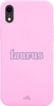 xoxo Wildhearts case voor iPhone 7/8 SE - Taurus (Stier) Pink - iPhone Zodiac Case