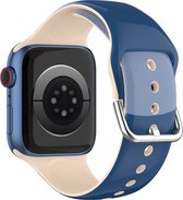YONO Special Siliconen Bandje geschikt voor Apple Watch 41 mm - 40 - 38 - Blauw