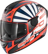 Shark D-Skwal 2 Zarco 2019 Mat Oranje Wit Blauw Owb Integraalhelm - Motorhelm - Maat S