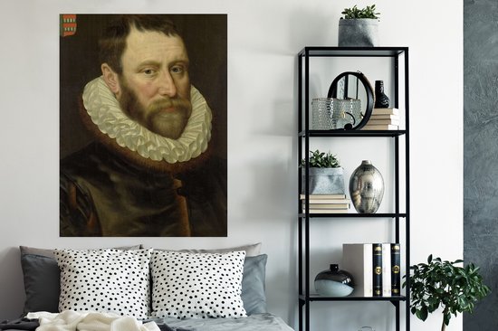 Affiche Jacob Bas Claesz - Peinture d'Adriaen Thomasz. - 90x120cm