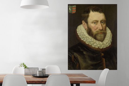 Affiche Jacob Bas Claesz - Peinture d'Adriaen Thomasz. - 90x120cm