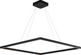 GURI LED pendel 90x90cm 98W 3000K zwart dimbaar