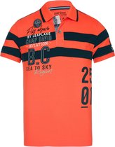 Camp David ® polo met streepdesign en artwork