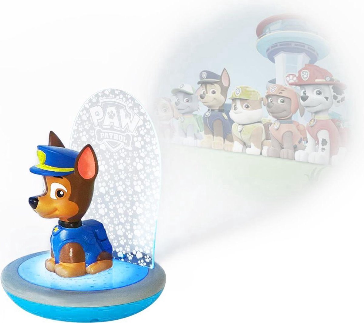 Bol.com Paw Patrol Nachtlamp Chase 11x10x13 cm WORL268009 aanbieding