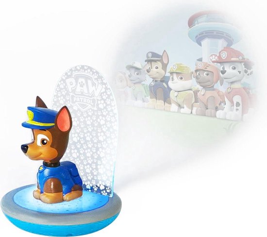 Foto: Paw patrol nachtlamp chase 11x10x13 cm worl268009