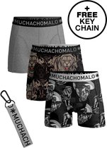 Muchachomalo-3-pack onderbroeken voor mannen-Elastisch Katoen-Boxershorts