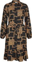 Object Jurk Objgillian L/s Midi Dress 119 .c 23037786 Dijon Dames Maat - 34