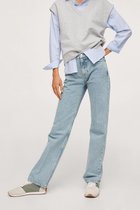 Mango Jeans Rechte Mid Rise Jeans 27041092 Tc Dames Maat - W42