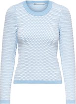 Only Trui Onlrai L/s Puff Pullover Cc Knt 15249225 Cashmere Blue Dames Maat - XS
