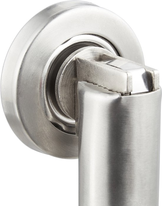 Relaxdays 10x butée de porte à l'intérieur - aimant de retenue de porte en acier inoxydable - pour montage mural