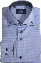 Eden Valley Lange mouw Overhemd - 514608-Modern Blauw (Maat: XXXL)