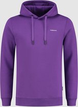 Purewhite -  Heren Regular Fit    Hoodie  - Paars - Maat L