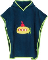 Playshoes - Badcape met capuchon - Onderzeeër - maat L (4-10yrs)