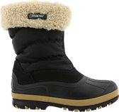 Antarctica - Snowboots met ritssluiting voor kinderen - AN 1220 - Zwart - maat 33-34EU