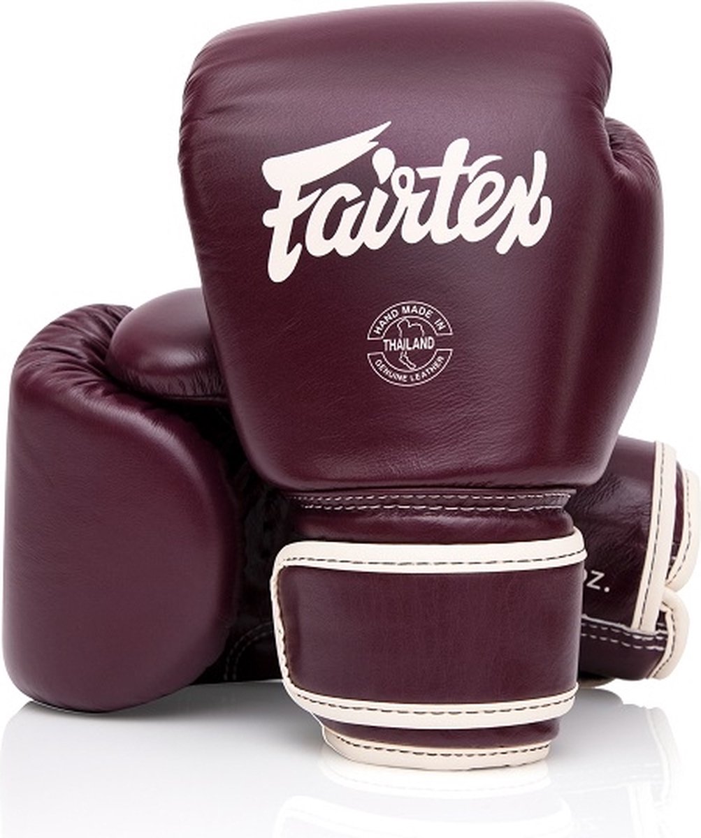 Fairtex (kick)bokshandschoenen RL Maroon 10oz