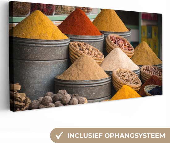 Peinture sur toile Cuisson fourrée aux herbes - 80x40 cm - Décoration murale