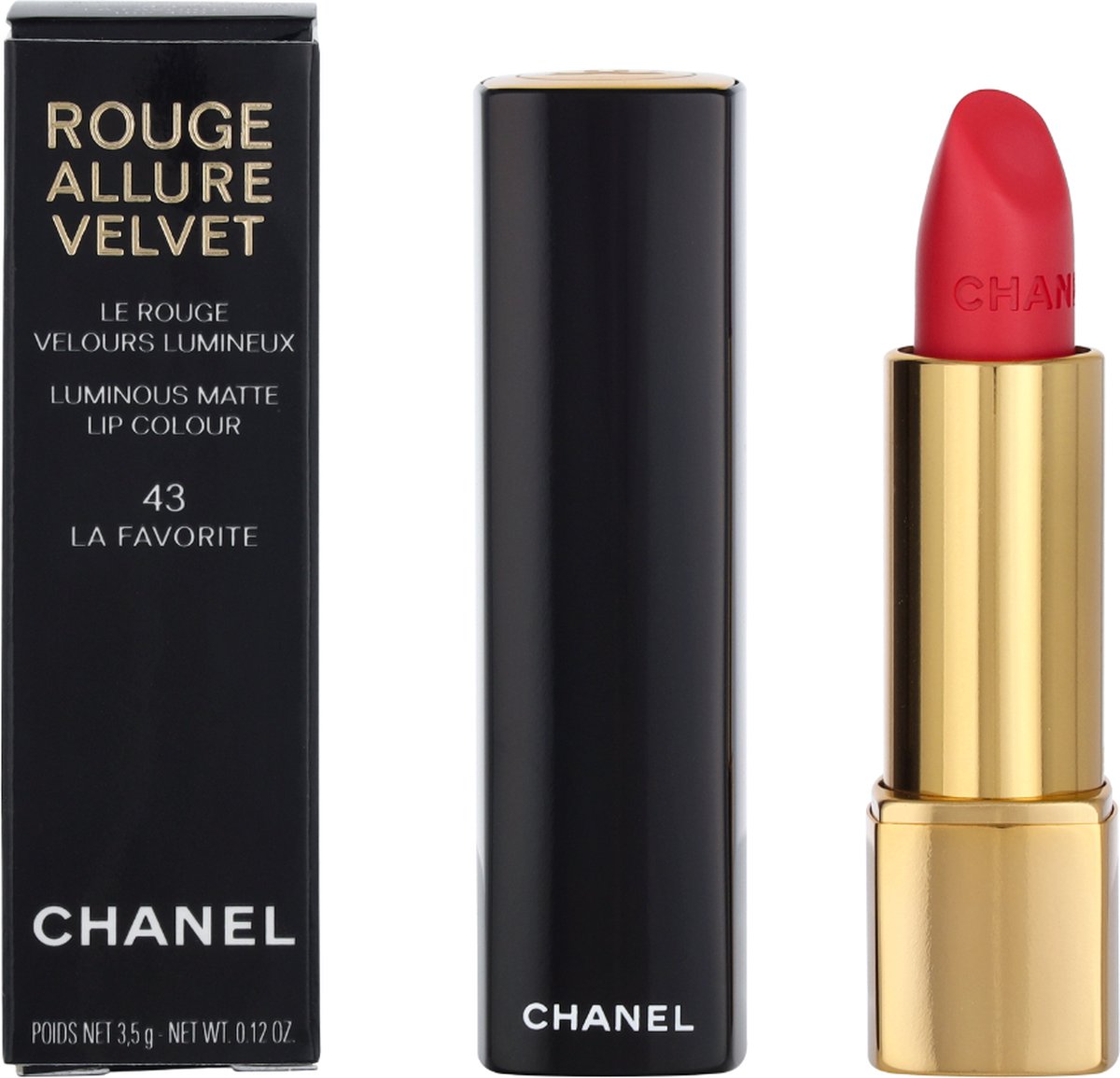 CHANEL Rouge Allure Velvet Luminous Matte Lip Colour 46 La