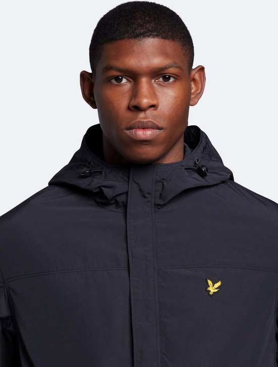 Lyle Scott Hooded Pocket Navy Blue Jacket main image 1