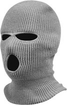 New Age Devi - Masque de ski GRIS - Cagoule - Masque de ski - Cagoule - Face Mask complet - 3 trous - Ski - Moto - OneSize - Unisexe