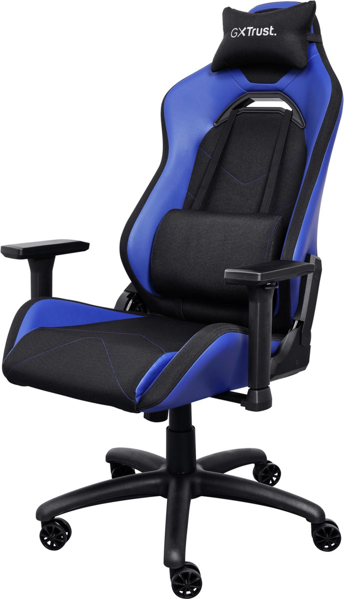 Trust GXT 714B Ruya - Gaming Stoel - Gamingstoel - Bureaustoel - Verstelbaar - Gamestoel - Gaming Chair - Blauw thumbnail 8