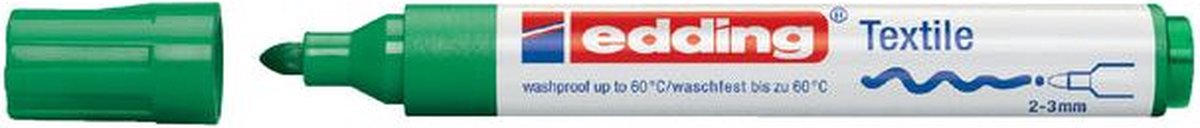 Textielmarker edding 4500 rond 2-3mm groen | 10 stuks