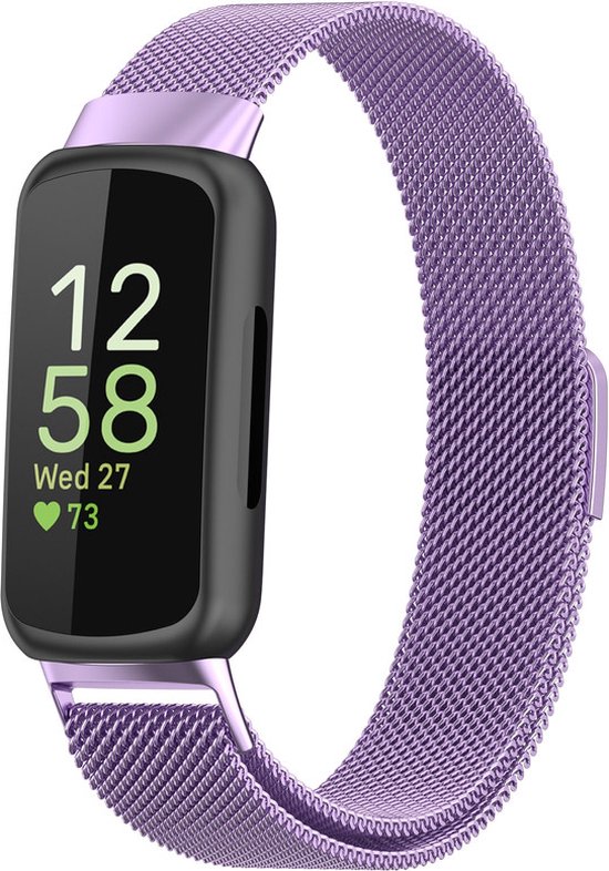 Bracelet milanais - convient pour Fitbit Inspire 3 - lilas