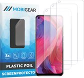 Mobigear Screenprotector geschikt voor OPPO A54 5G | Mobigear Screenprotector Folie - Case Friendly (3-Pack)