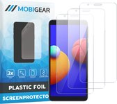 Mobigear - Screenprotector geschikt voor Samsung Galaxy A01 Core | Mobigear Screenprotector Folie - Case Friendly (3-Pack)