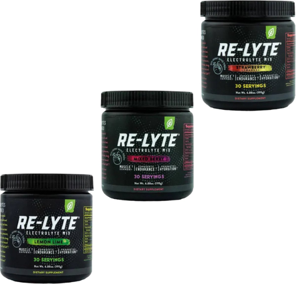 Goedkoopste Re-Lyte | Mix Electrolyte Drink Mix | Voordeelpakket | 3 x 195 gram