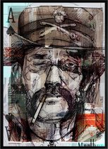 Lemmy Kilmister 02 print 51x71 cm *ingelijst & gesigneerd