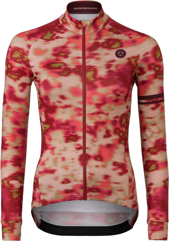 AGU Blurry Photo Fietsshirt Lange Mouwen Performance Dames - Pink - L