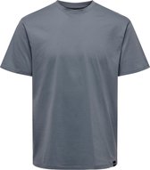 Only & Sons T-shirt Onsmax Life Ss Stitch Tee Noos 22025208 Flint Stone Mannen Maat - XS