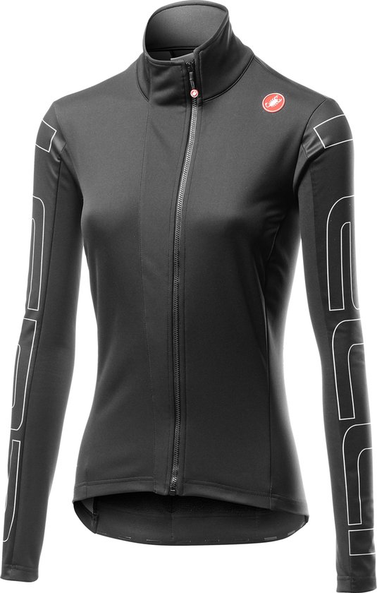 Castelli Fietsjack lange mouwen voor Dames Zwart Ivoor / CA Transition W Jacket Light Black/Ivory