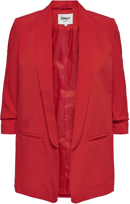 ONLY ONLELLY 3/4 LIFE BLAZER TLR NOOS Dames Blazer - High Risk Red